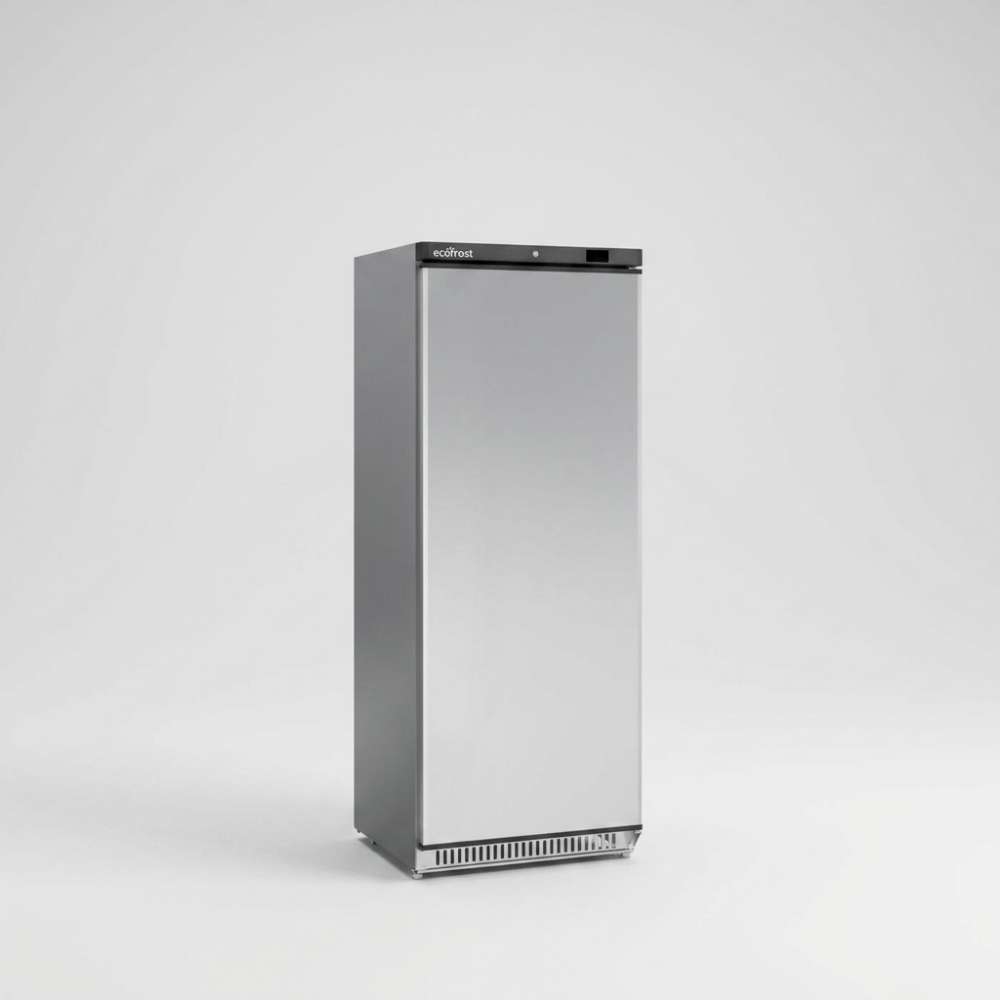 Ecofrost Kühlschrank Edelstahl 1 Tür 600 L