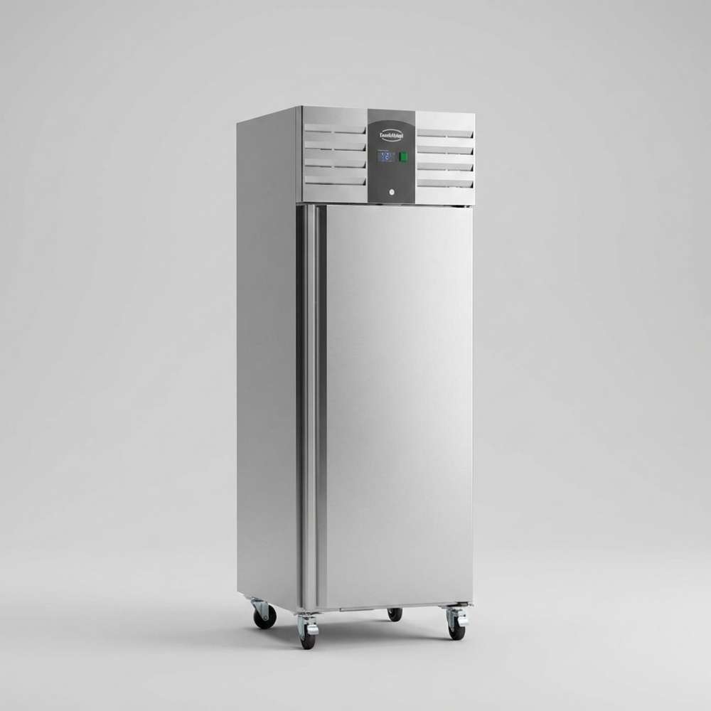 Tiefkühlschrank Edelstahl/Alu 600 L statisch