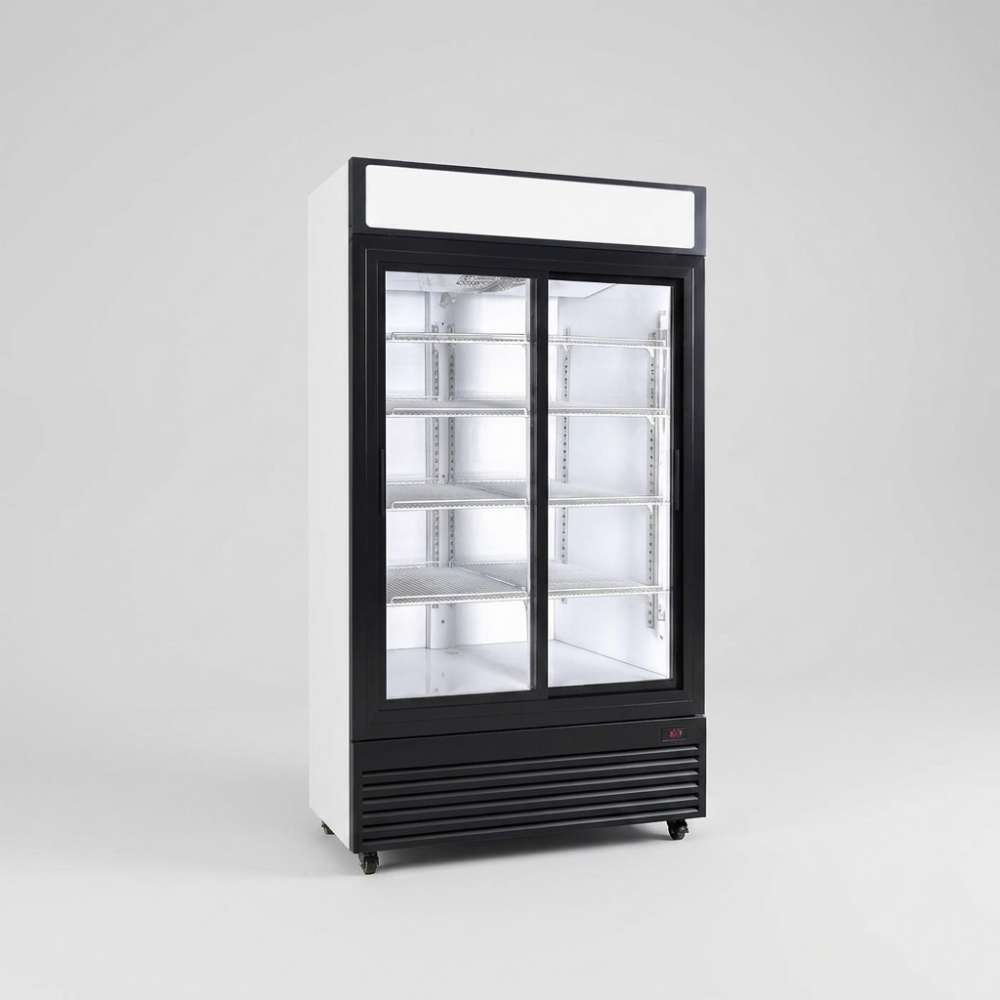 Kühlschrank mit Schiebeglastüren BEZ-750 SL