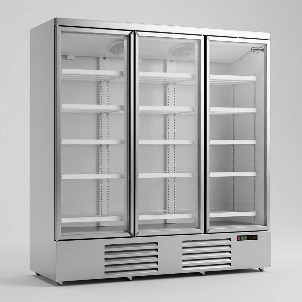 Kühlschrank 3 Glastüren JDE-1530R weiß