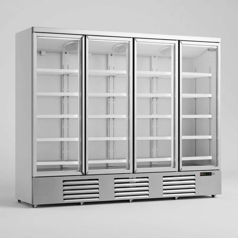 Kühlschrank 4 Glastüren JDE-2025R weiß