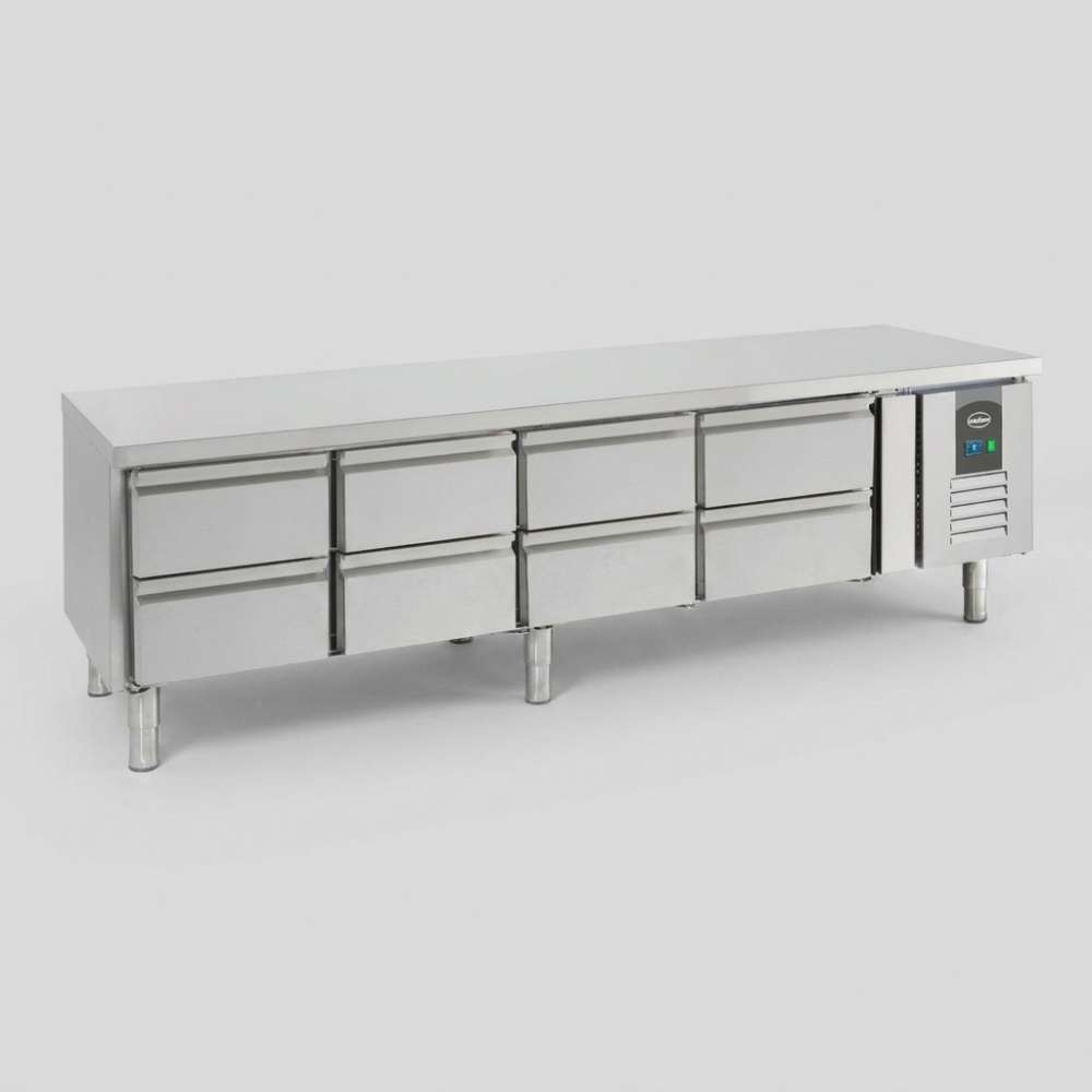 Kühltisch 650 hoch 8 Schubladen